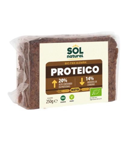 Pan Aleman Proteico Keto Bio 250g Sol Natural