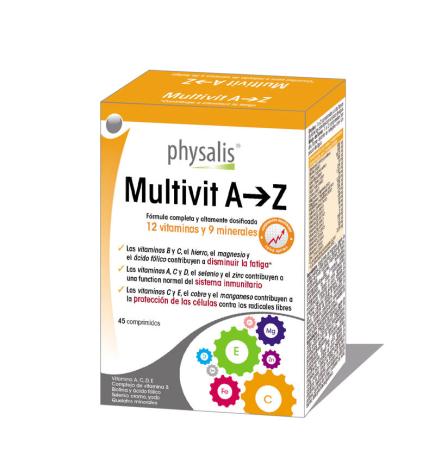 Multivit A-Z 45 comprimidos Physalis