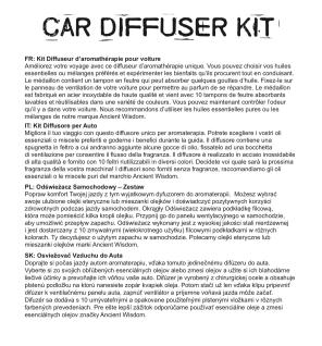 Kit difusor para coche - Árbol de la vida - 30mm