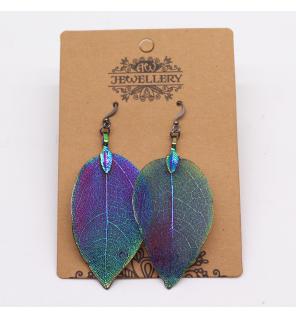 Pendientes - Hoja de valor - Multicolor