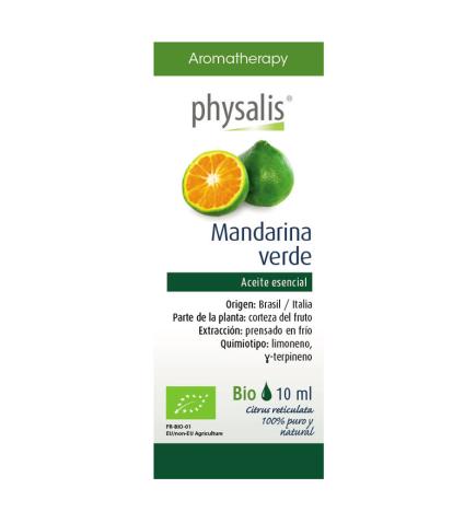 Aceite esencial de mandarina verde bio 10 ml Physalis