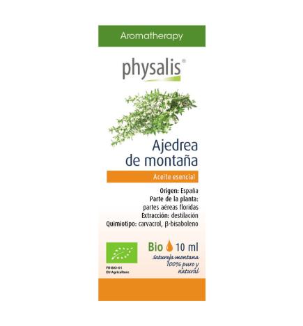 Aceite esencial de ajedrea bio 10 ml Physalis