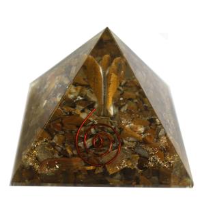 Lrg Orgonite Pirámide 70mm - Angelo