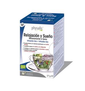 Relajacion y sueño infusion bio 20 filtros Physalis