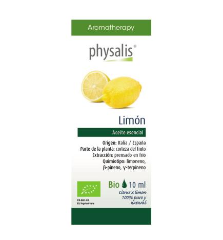 Aceite esencial de limon bio 10ml Physalis