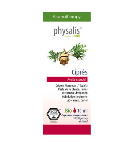 Aceite esencial de ciprés bio 10 ml Physalis