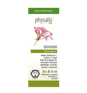 Aceite esencial de geranio bio 10 ml Physalis