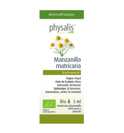 Aceite esencial de manzanilla matricaria bio 5 ml Physalis