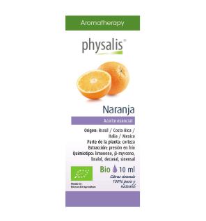 Aceite esencial de naranja bio 10 ml Physalis