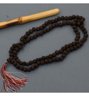 108 Rudraksha Japa Mala - Oscuro