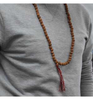 108 Rudraksha Japa Mala - Natural