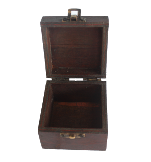 Juego de 2 Cajas Góticas Cuadradas