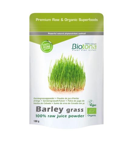 Barley grass/hierba de cebada superfood bio 150g Biotona