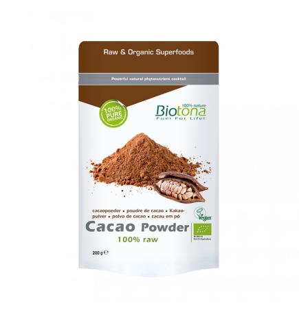 Cacao powder/cacao en polvo superfood bio 200g Biotona