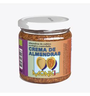 Crema almendras bio 330g Monki