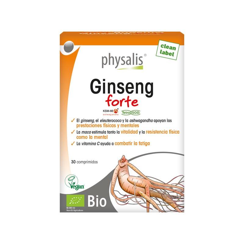 Ginseng forte bio 30 comprimidos Physalis