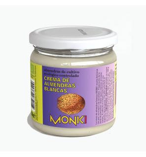 Crema de almendras blancas 330g Monki