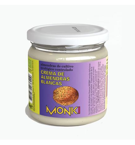 Crema de almendras blancas 330g Monki