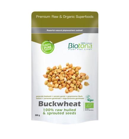 Buckwheat/semillas germinadas trigo sarraceno superfood bio 300g Biotona