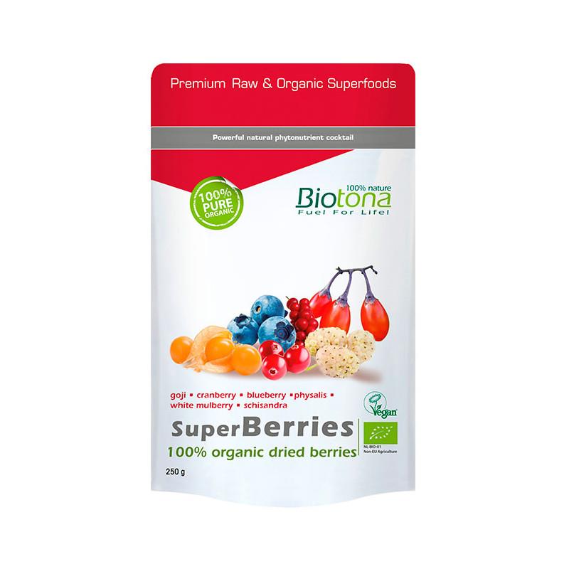 Superberries/frutas del bosque superfoods bio 250g Biotona