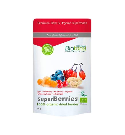 Superberries/frutas del bosque superfoods bio 250g Biotona