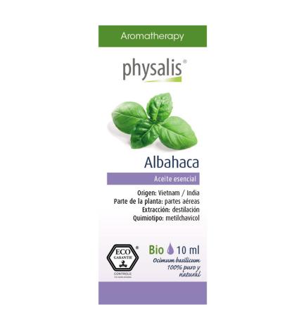 Aceite esencial de albahaca (basilico) bio 10ml Physalis