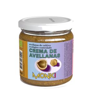 Crema avellanas bio 330g Monki