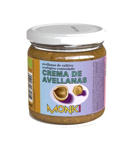 Crema avellanas bio 330g Monki