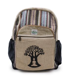 Mochila Grande De Cáñamo - Bohdi Tree Design