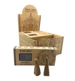 Conos piramidales Banjara Smudge - Mirra