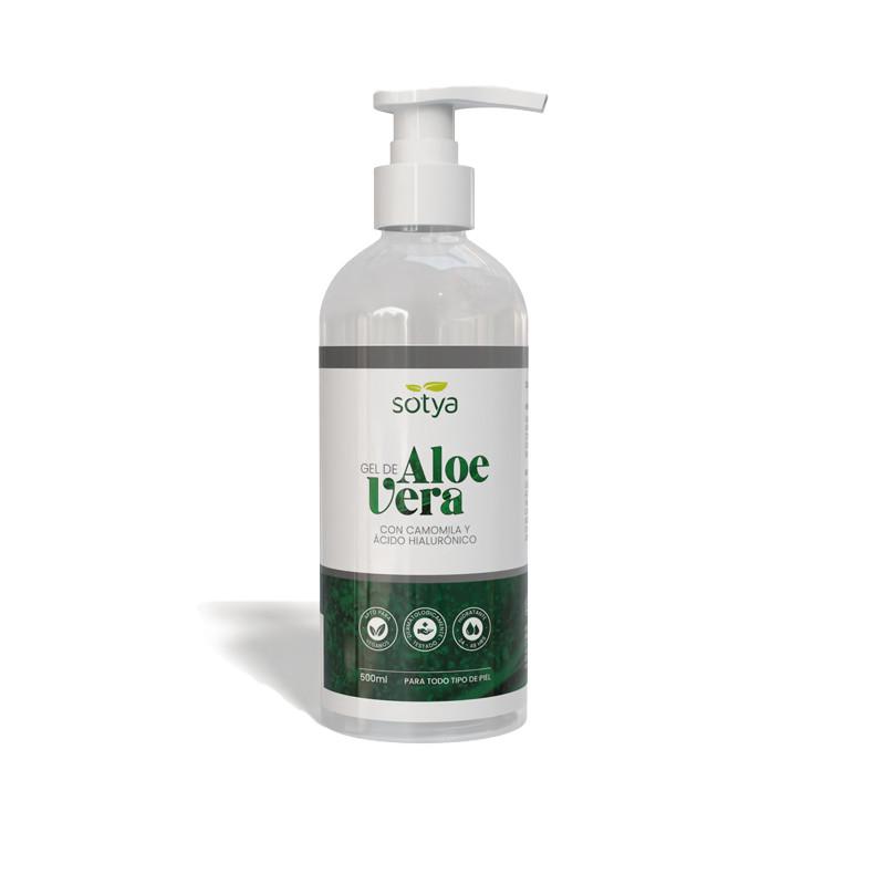 Gel de Aloe vera con camomila y acido hialuronico 500ml Sotya