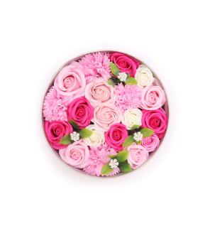 Caja Redonda - Baby Blessings - Rosas