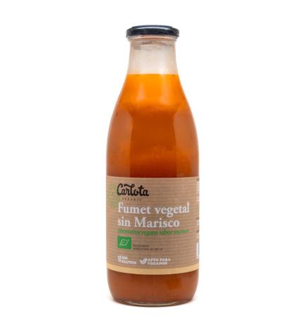 Fumet vegano sabor marisco 1 litro Carlota Organic