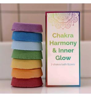 Bombas de baño Chakra - Caja grande - Armonia de los Chakras y Resplandor Interior