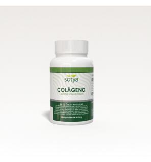 Colageno con hialuronico 500mg 60 caps Sotya