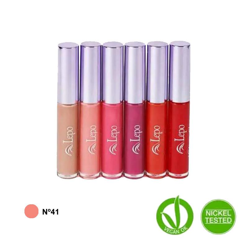 Gloss natural Nº 41 Rosa Coral Lepo