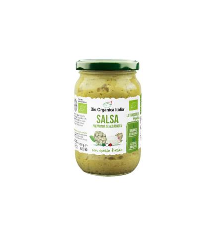 Salsa de Alcachofa con Queso fresco Bio 350g Organica Italia