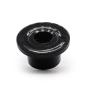 Accesorio difusor de 28 mm - Forma de T de plástico negro (se adapta a 21-32)