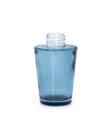 Botella de difusor de varillas en forma de jarrón de 100 ml - Azul ahumado