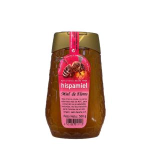 Miel de Flores antigoteo 500g Hispamiel