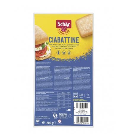 Ciabattine pan chapata 4x50g Schar