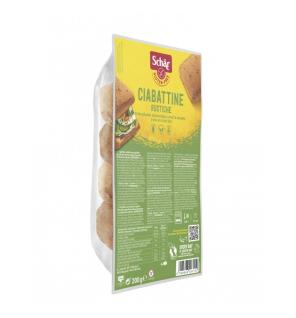 Ciabattine pan chapata rustica 4x50g Schar