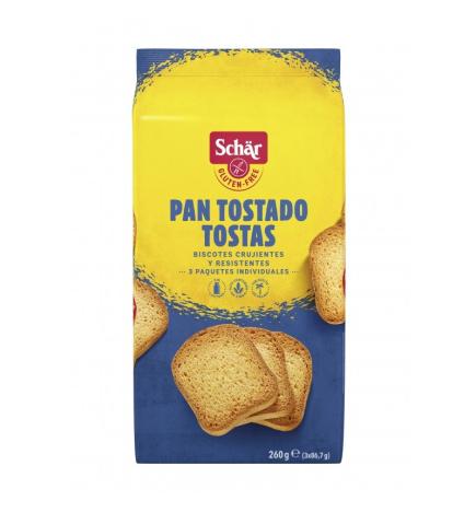 Pan tostado Tostas-Fette biscottate 260g Schar