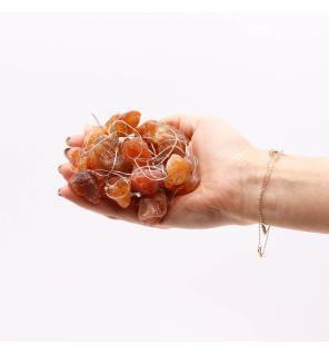 Luces de Encanto de Piedra Preciosa - Jade Naranja