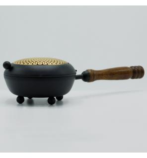 Incensario Grande de Hierro - Detalle Oro