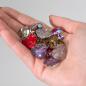 Colgantes de corazón con carcasa de acero - Chip de gemas y conchas Surtido
