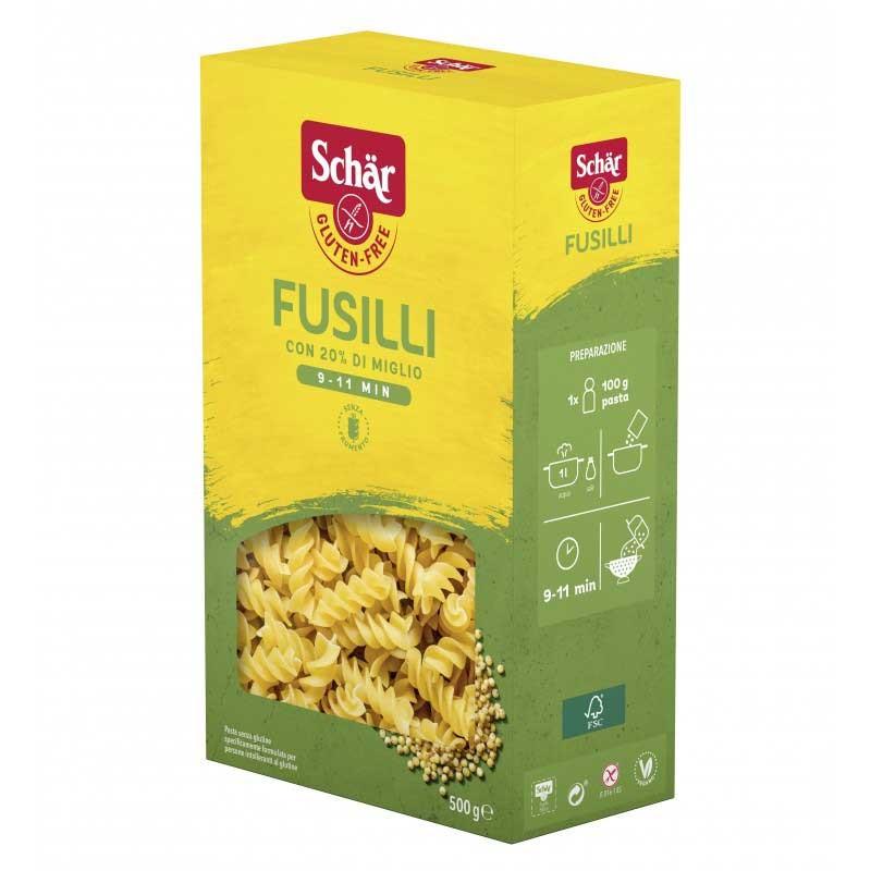 Fusilli de tirabuzón 500 g Schar