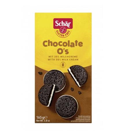 Galletas O's de chocolate 165g Schar