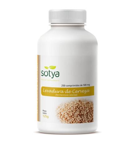 Levadura de cerveza 500 mg 250 comprimidos Sotya