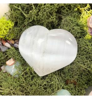 Corazón Selenita - 5-6 cm